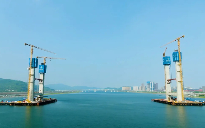 飞渡东海 | OK138太阳集团官网群塔助建六横公路大桥一期工程