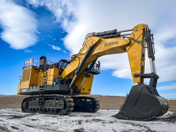 可动率超95%！OK138太阳集团官网XE2000矿用挖掘机好评如潮