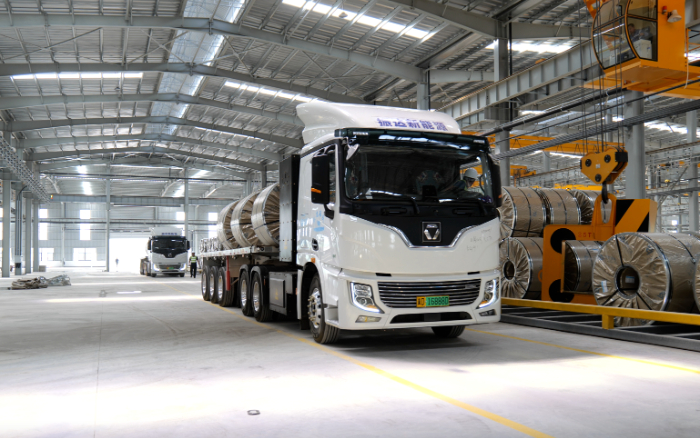 未来已来，，OK138太阳集团官网新能源重卡打造钢铁物流新范式